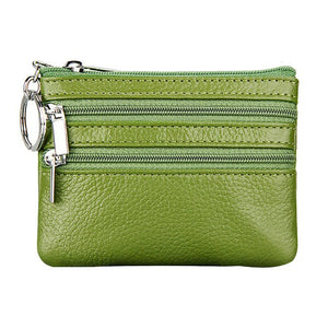 PU Leather Colorful Coin Purses  Key Holder
