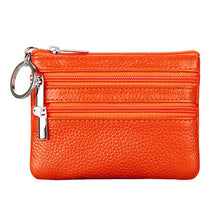 Load image into Gallery viewer, PU Leather Colorful Coin Purses  Key Holder
