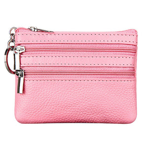 PU Leather Colorful Coin Purses  Key Holder