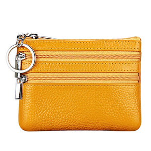 PU Leather Colorful Coin Purses  Key Holder