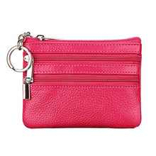Load image into Gallery viewer, PU Leather Colorful Coin Purses  Key Holder