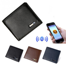 Load image into Gallery viewer, Genuine Leather Anti-theft Smart Wallet  GPS Locator