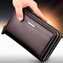 Load image into Gallery viewer, Adonis Faux Leather Men&#39;s Clutch Wallet