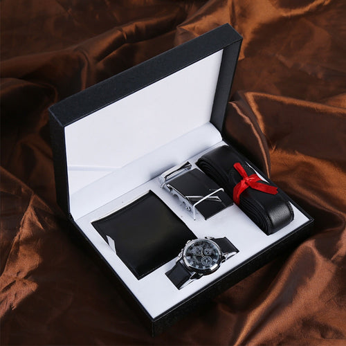 Chris & Dean 3pc Watch, Wallet And Belt Gift Set